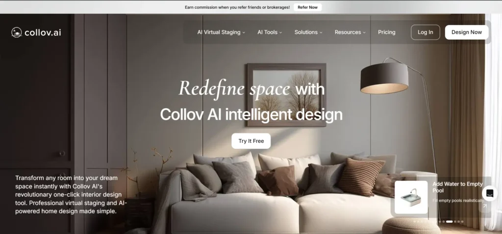 Free AI Tools for Real Estate Agents: Zero-Cost Toolkit (2026 Guide) 5 Collav AI Real estate Image Generation Tool