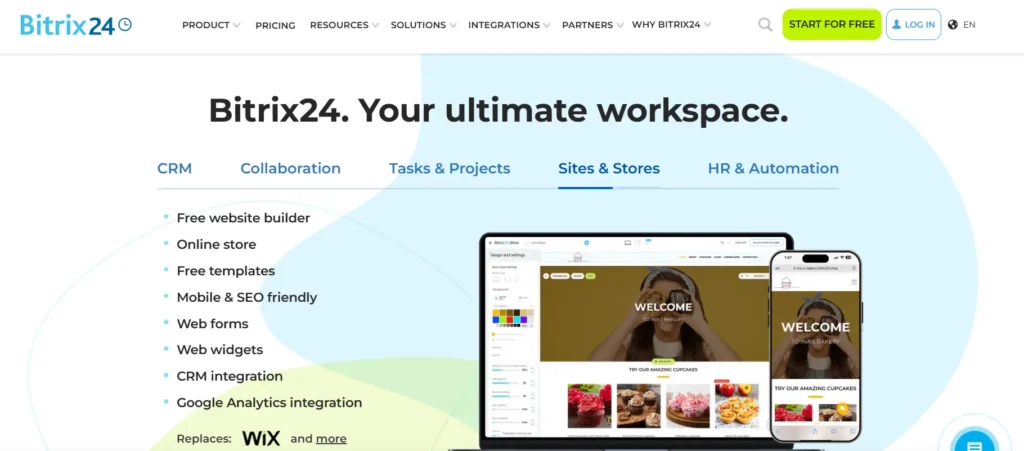 Free AI Tools for Real Estate Agents: Zero-Cost Toolkit (2026 Guide) 8 Bitrix24 CRM Tool Dashboard